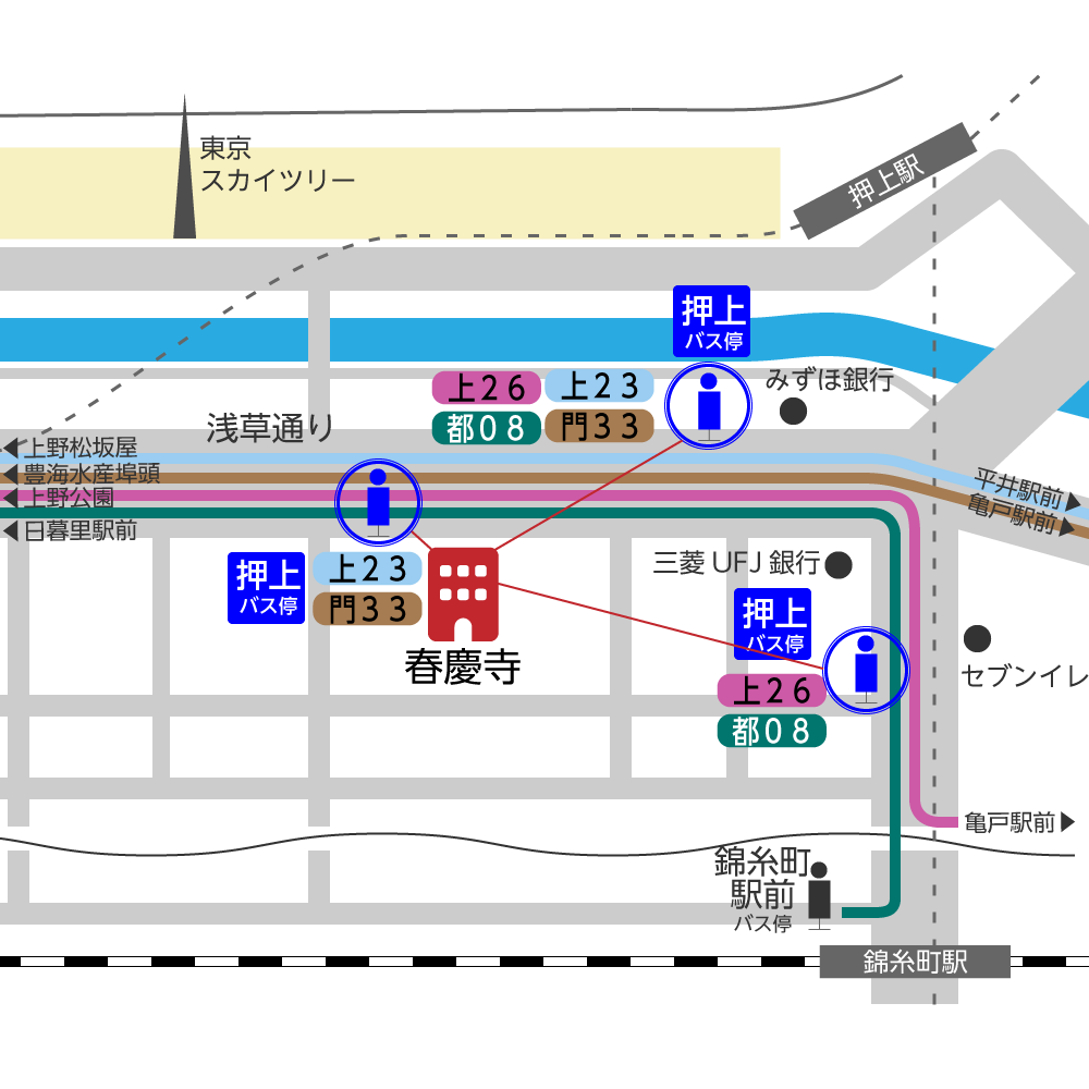 路線図　バス